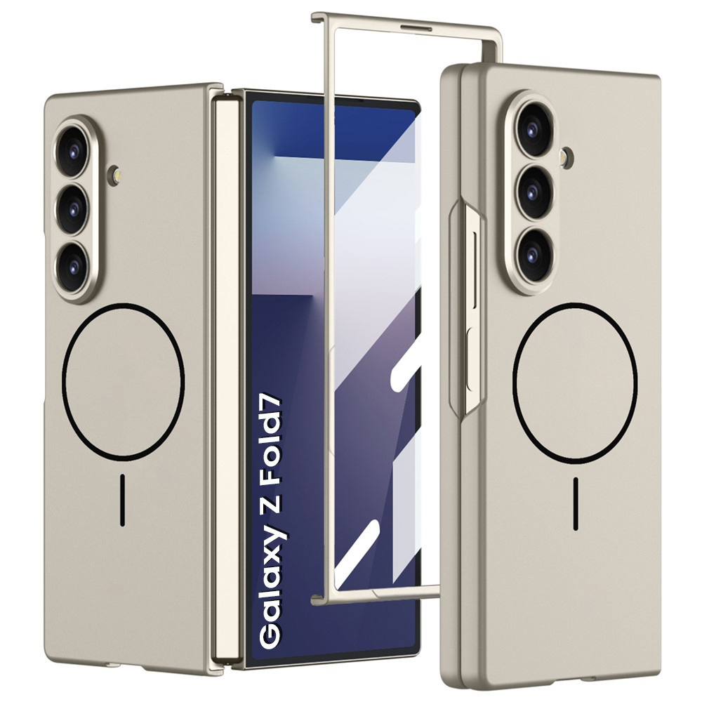 Samsung Galaxy Z Fold7 5g Hülle, Gkk Slim Camshield, Für Magsafe, Titangrau