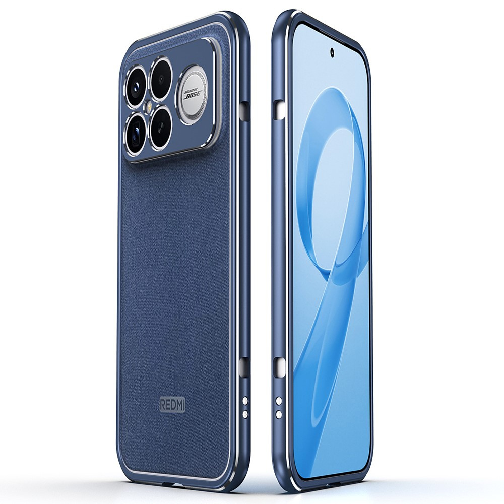 Schutzhülle Für Xiaomi Poco F8 Ultra, Bumper, Blau/silber