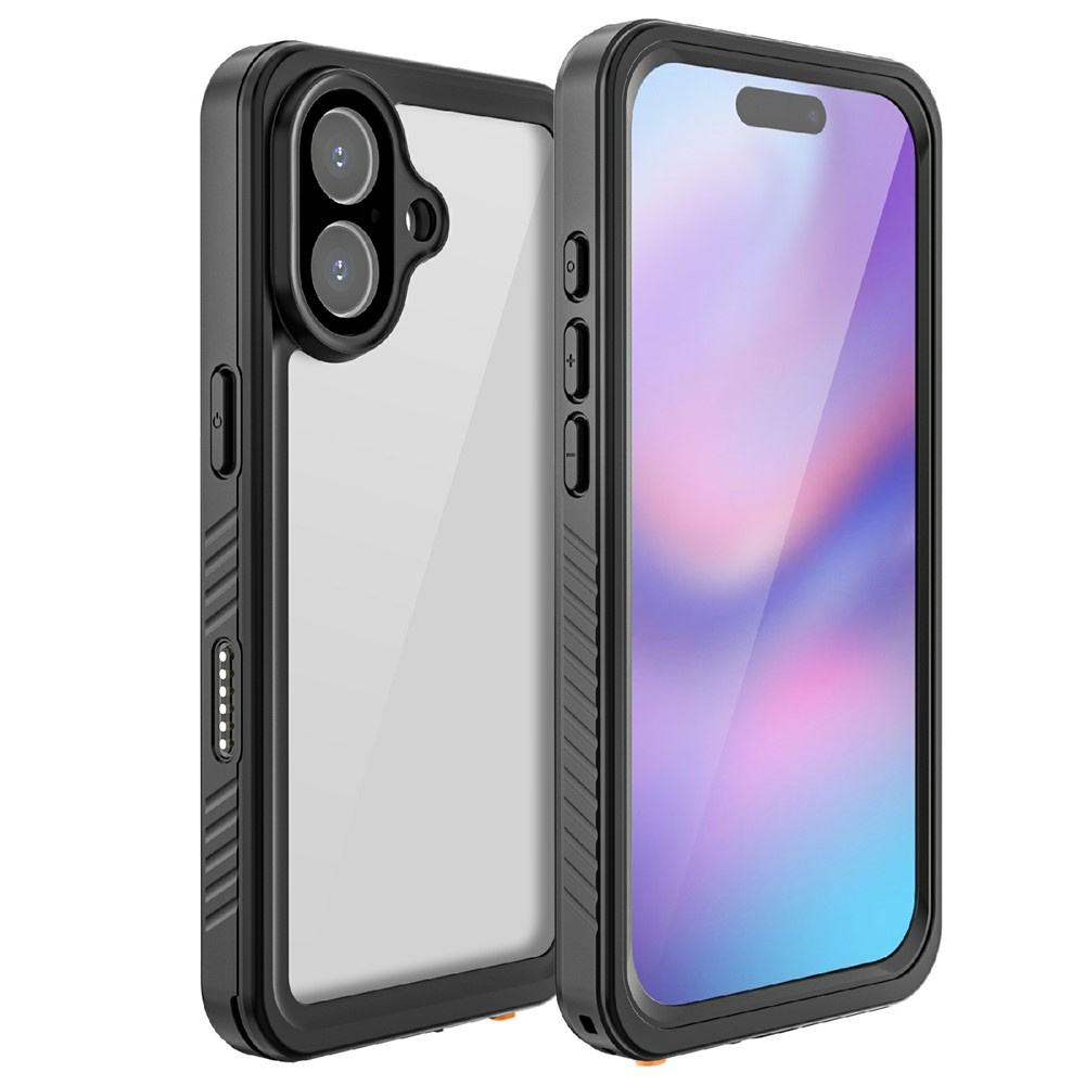 Ip68 Wasserdichte Hülle Für Iphone 17, Rotpfeffer, Schwarz