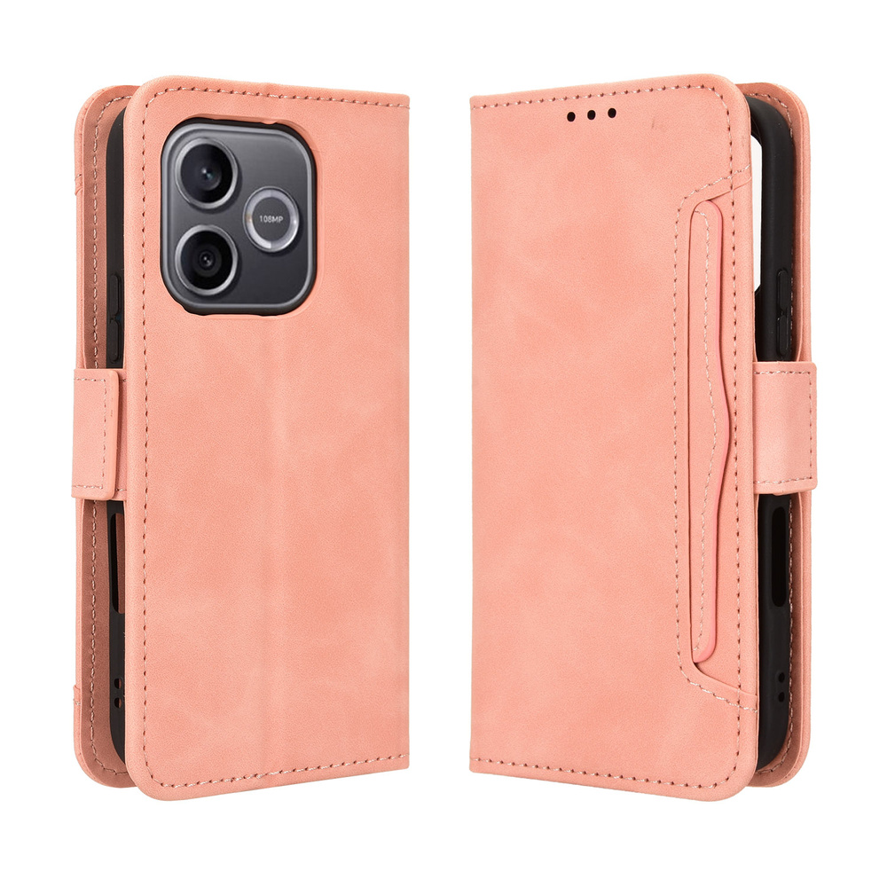 Klapphülle Für Honor 600 Lite, Mit Kartenfach, Pink