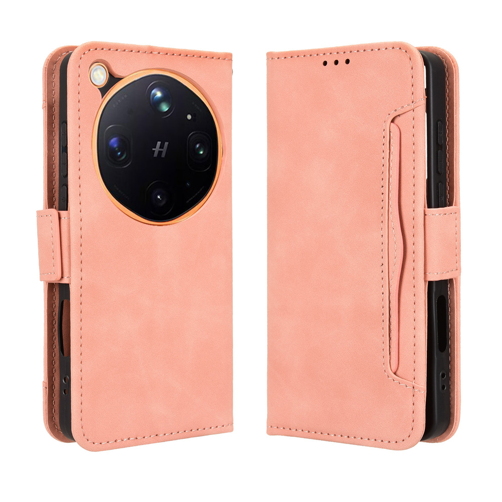 Klapphülle Für Oppo Find X9 Ultra, Mit Kartenfach, Pink