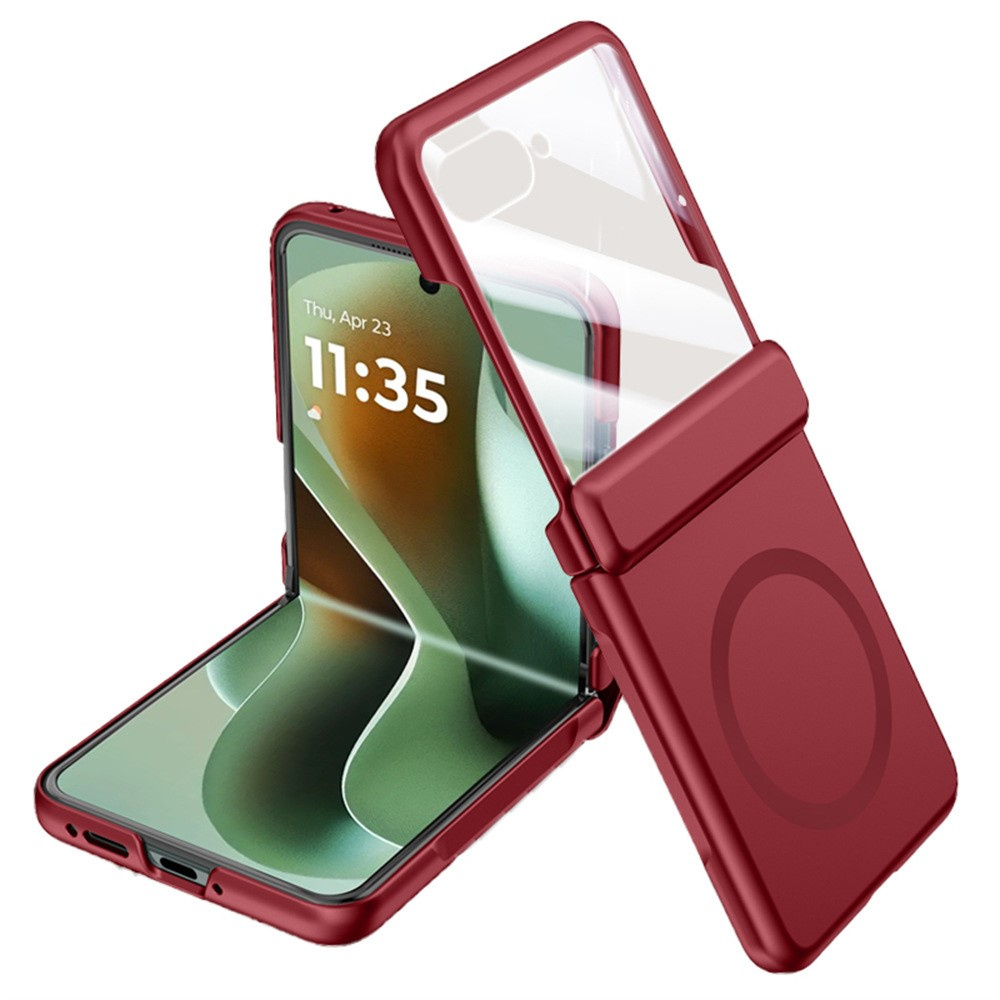 Schutzhülle Mit Magsafe Für Motorola Razr 70 Ultra / 60 Ultra – Rot