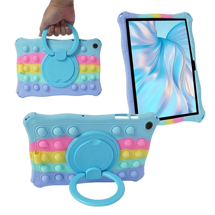Kinderhülle Für Samsung Galaxy Tab A11 / A9, Bubble, Mehrfarbig
