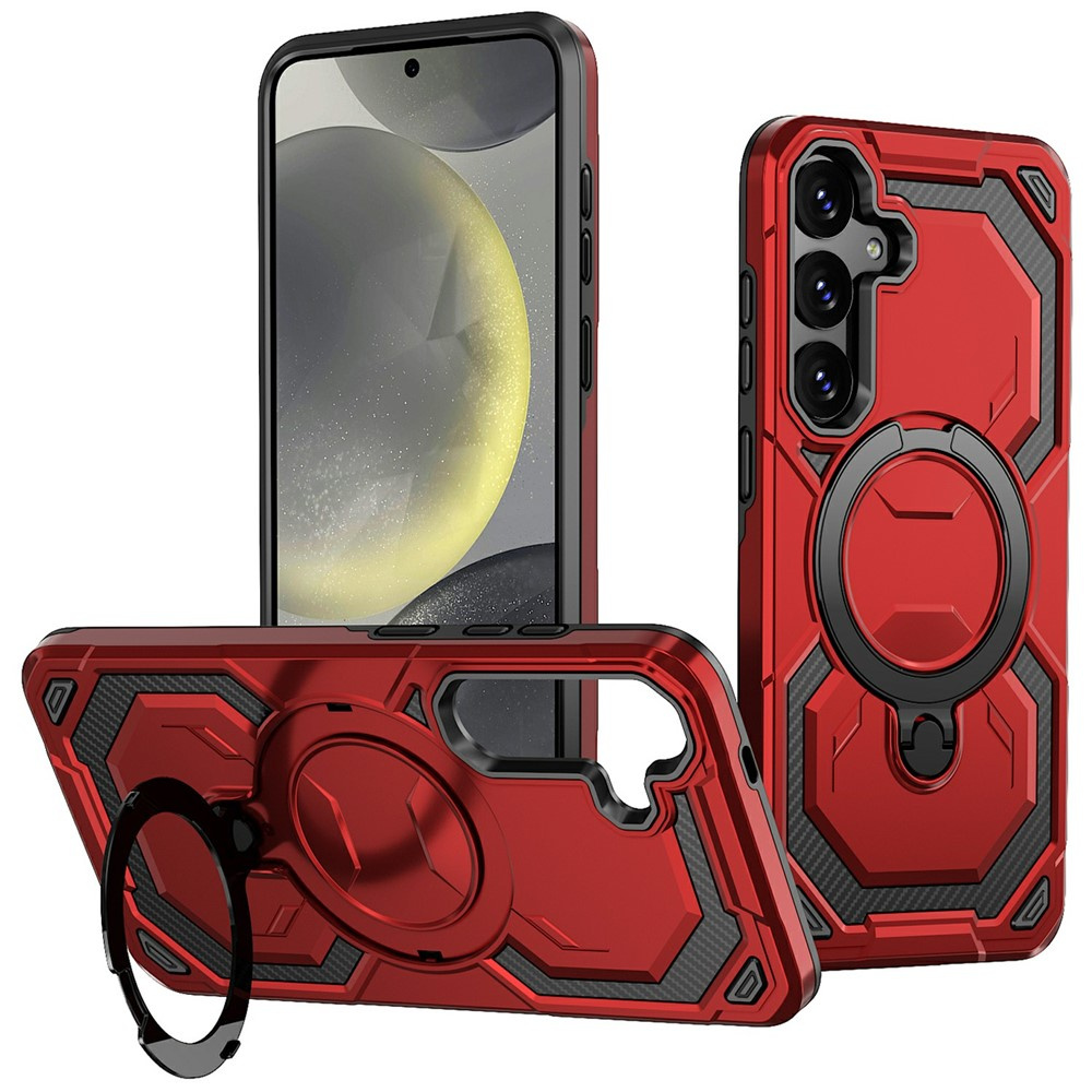 Magnetische Hülle Mit Ständer Für Samsung Galaxy A57 5g, Rot