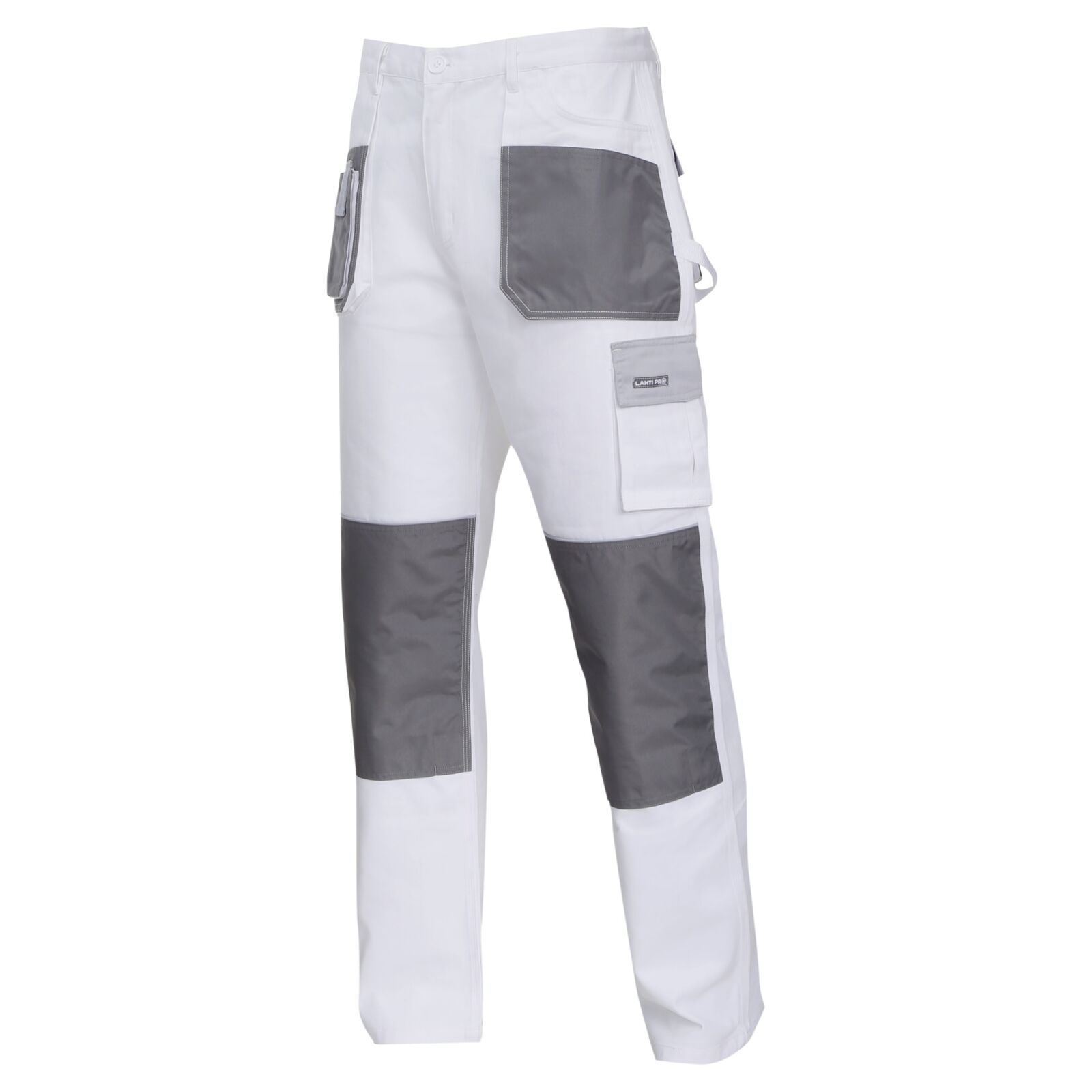 Weiße Und Graue Hose, 100 % Baumwolle, Größe 3xl (60), Ce-zertifiziert, Lahti