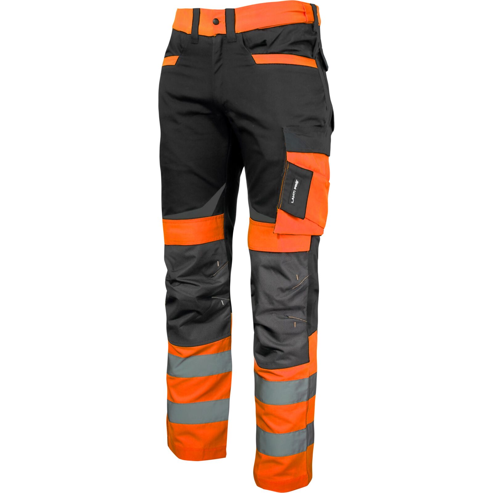 Warnhose In Schwarz Und Orange, "l", Ce, Lahti
