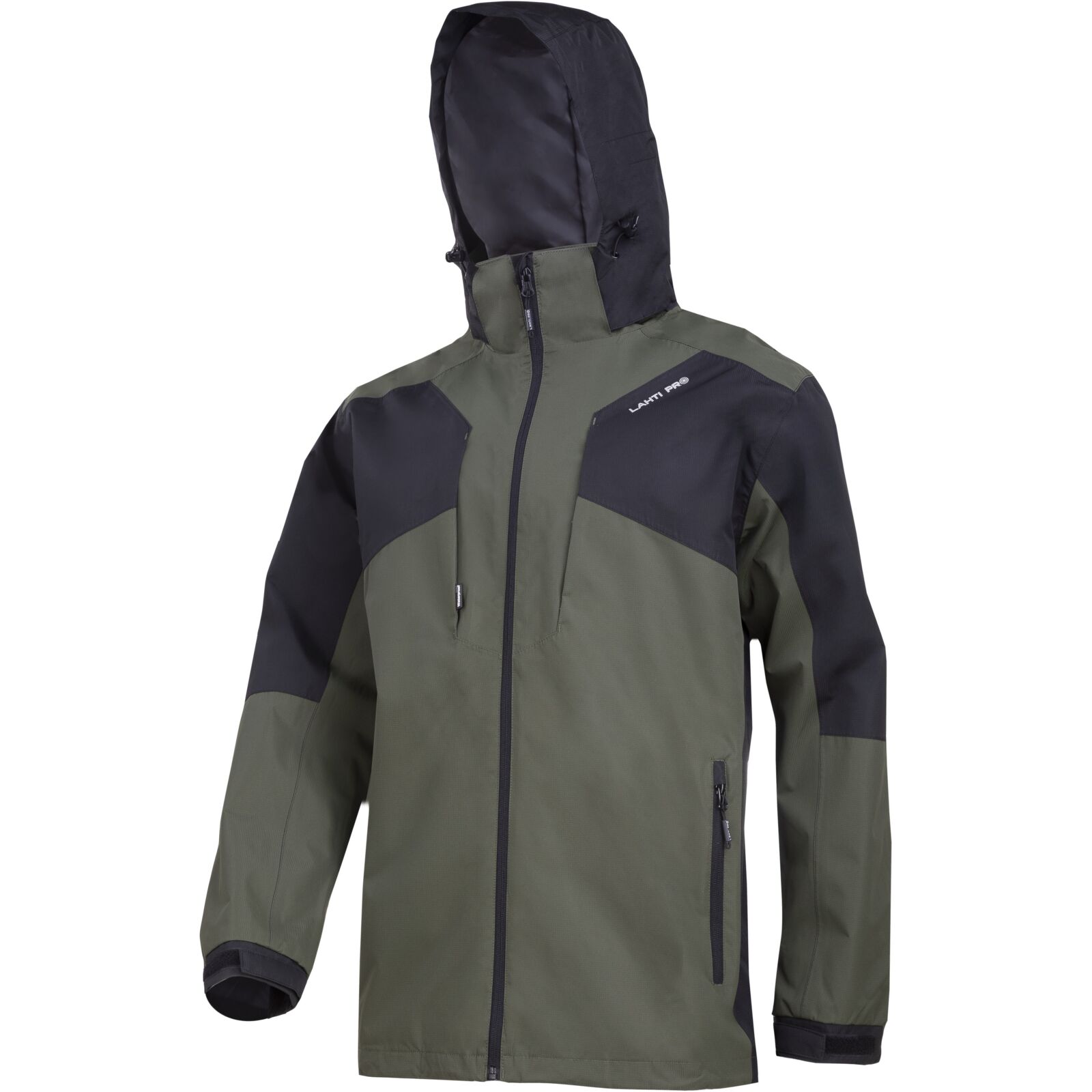 3-in-1-jacke Mit Herausnehmbarem Futter, Grün Und Schwarz, Größe „m“, Ce-kennzeichnung, Lahti