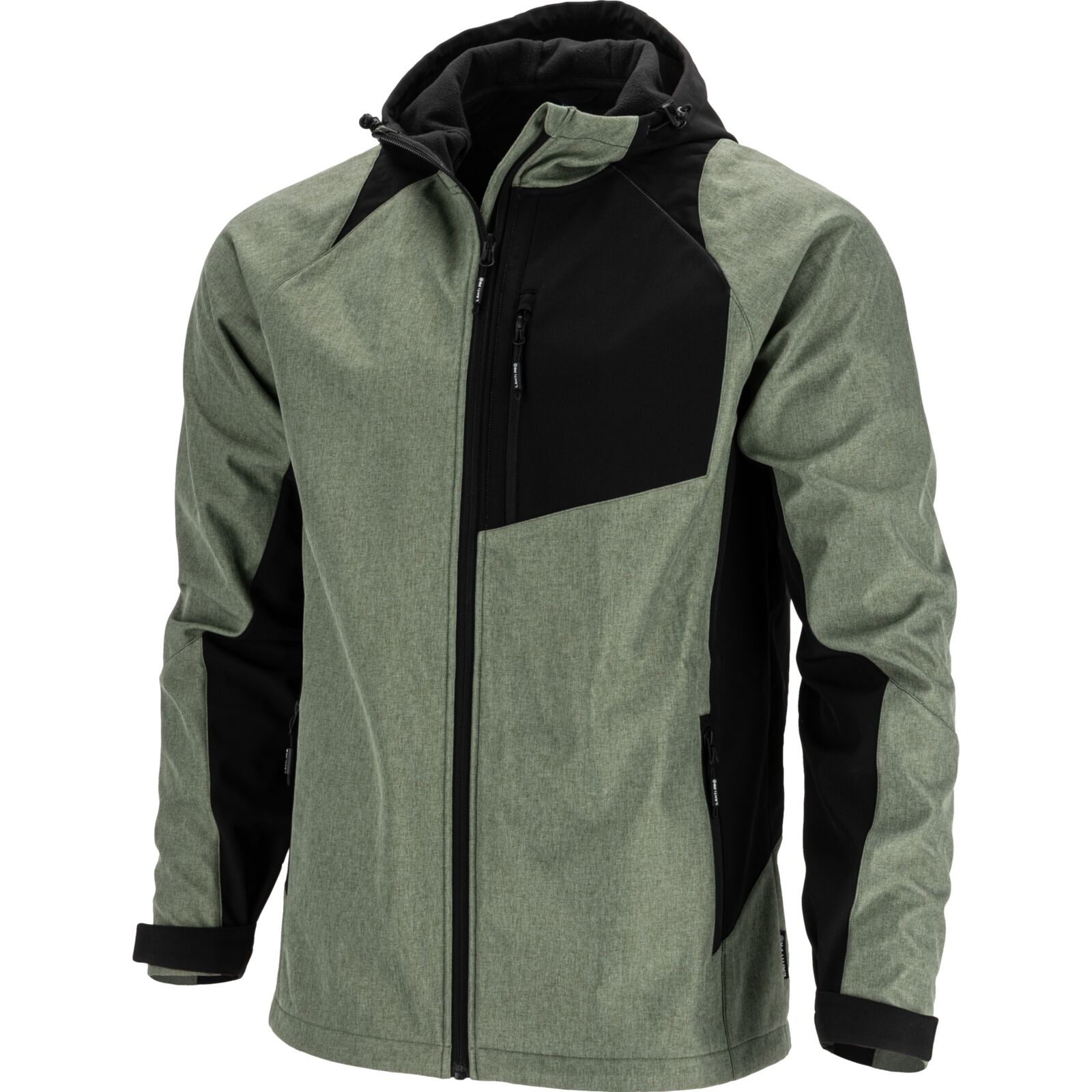 Softshelljacke Mit Kapuze, Grün-schwarz, Größe 3xl, Ce-zertifiziert, Lahti