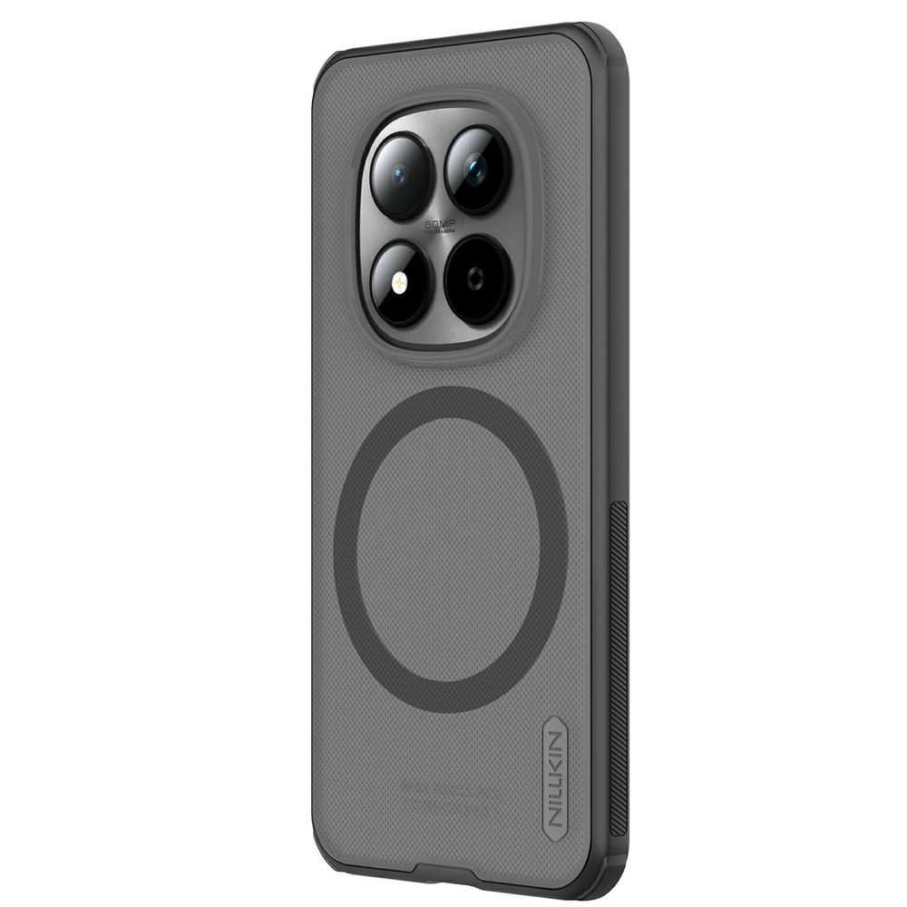 Nillkin Frosted Shield Pro Magsafe Hülle Für Xiaomi Redmi Note 15 Pro 5g – Transparent/schwarz