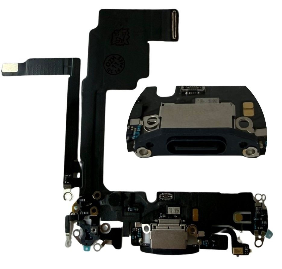 Org Original Usb-ladeanschluss, Zerlegt, Für Iphone 15 Pro (blau-titan)