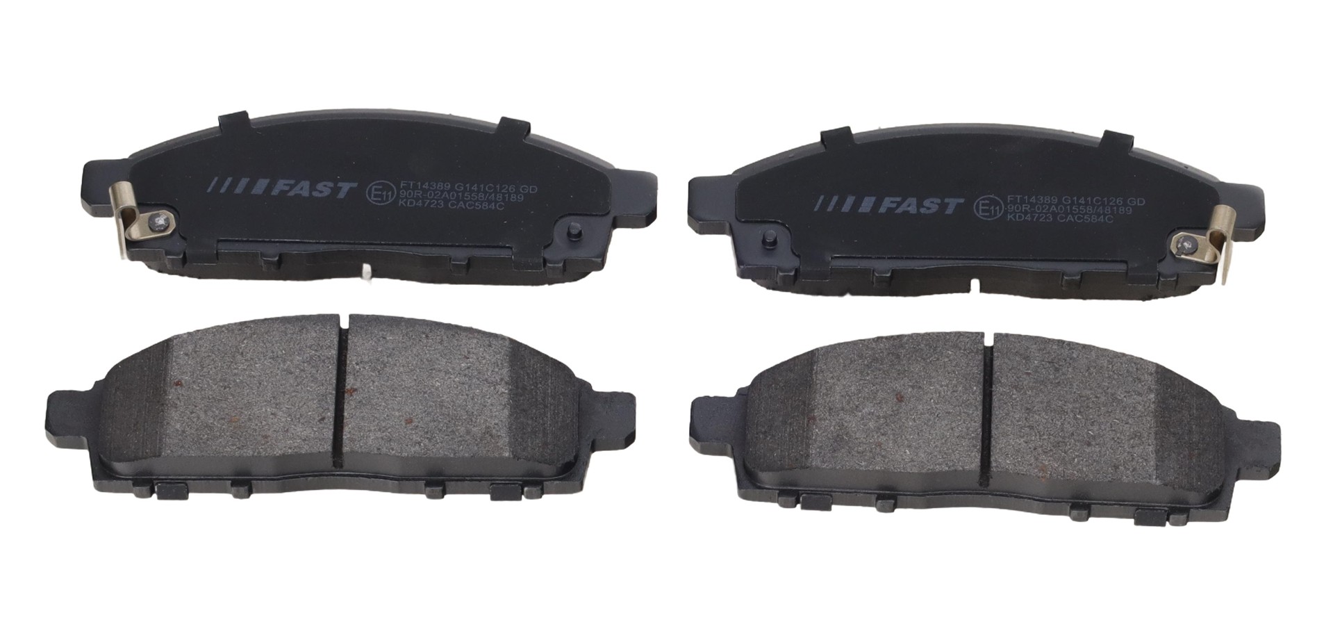 Ft14389 Schnellbremsbeläge Vorne Ohne Sensor