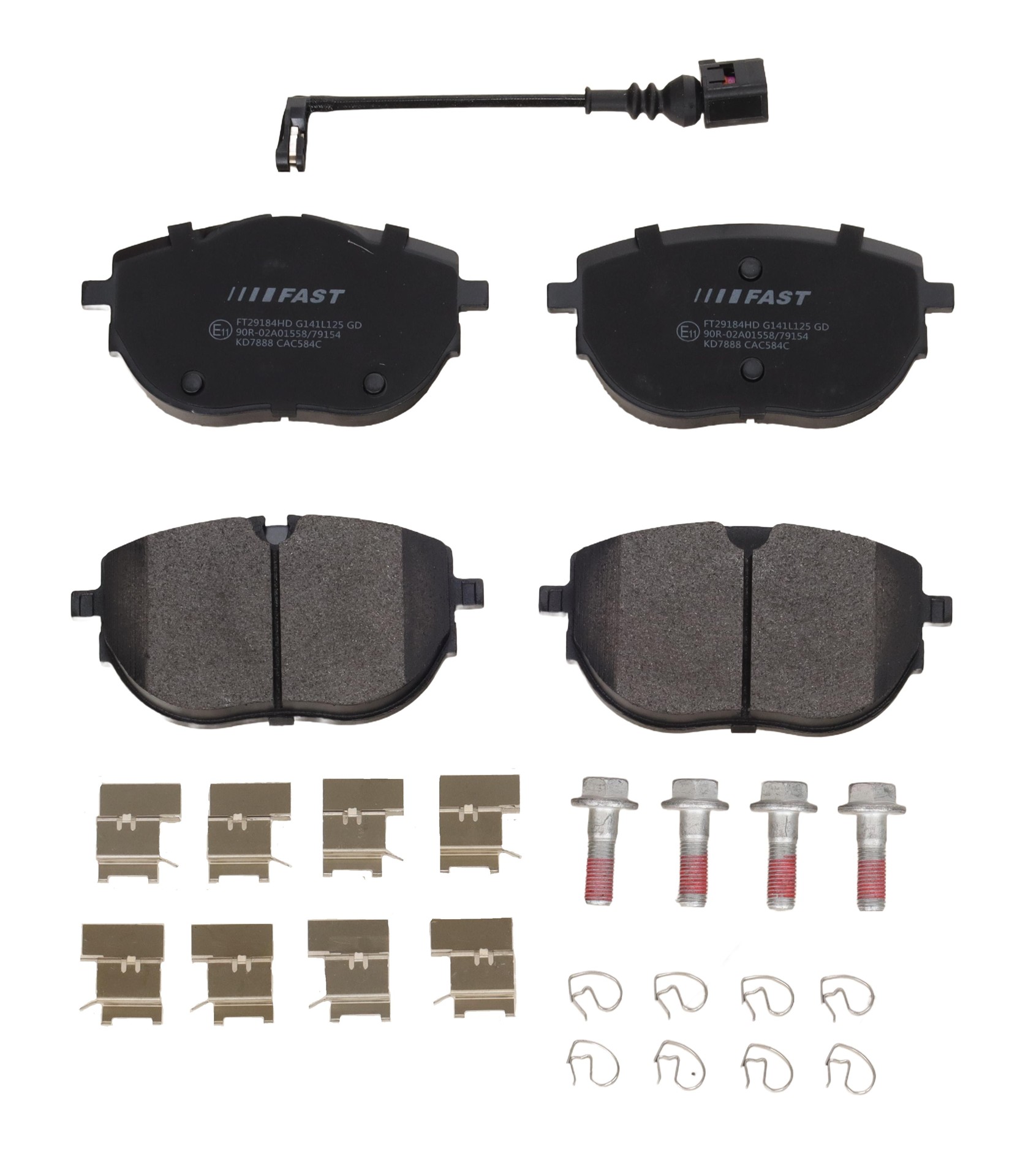 Ft29184hd Schnellbremsbeläge Vorne 1-sensor