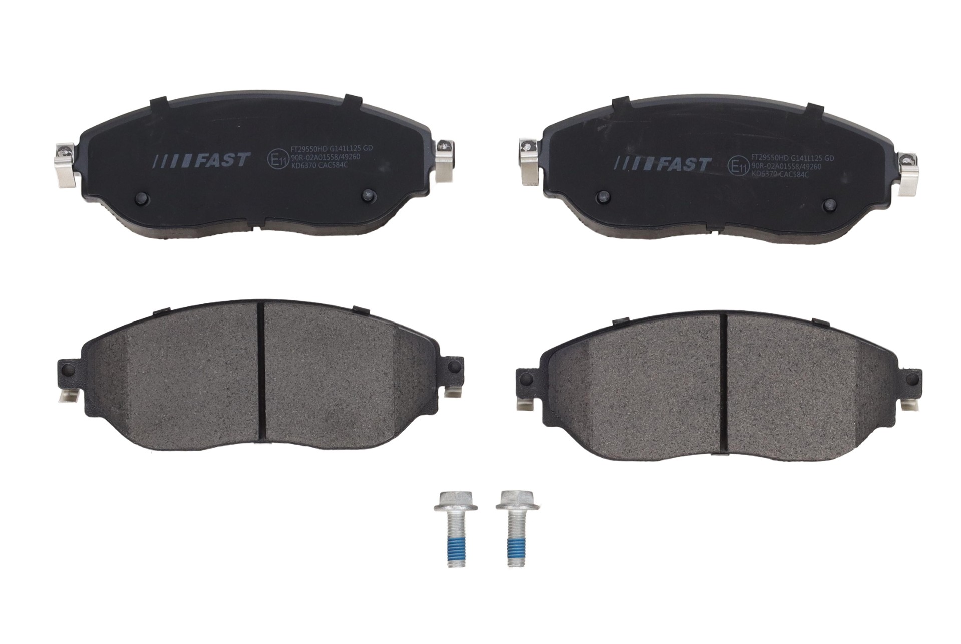 Ft29550hd Schnellbremsbeläge Vorne Ohne Sensor