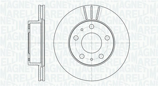 Mm Mbd0228 Magneti Marelli Bremsscheibe Vorne L/r