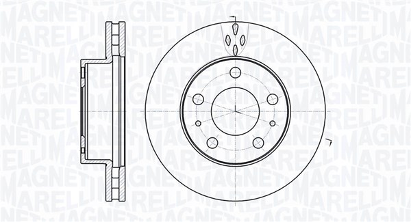 Mm Mbd0538 Magneti Marelli Ham-scheibe