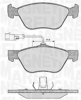 Mm Pf0101 Magneti Marelli Bremsbeläge Vorne