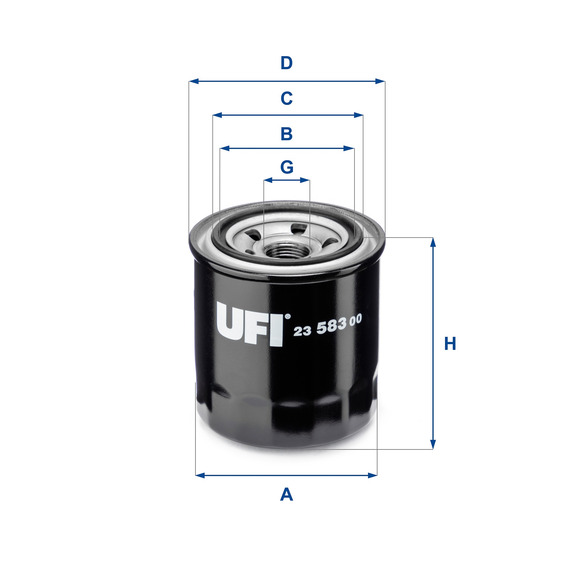 Ufi 23.583.00 Ufi Ölfilter