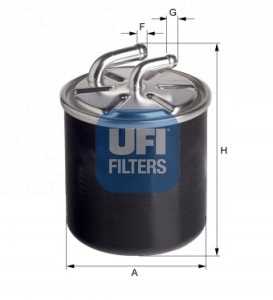 Ufi 24.436.00 Ufi Kraftstofffilter