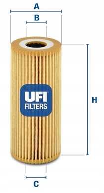 Ufi 25.067.00 Ufi-ölfiltereinsatz