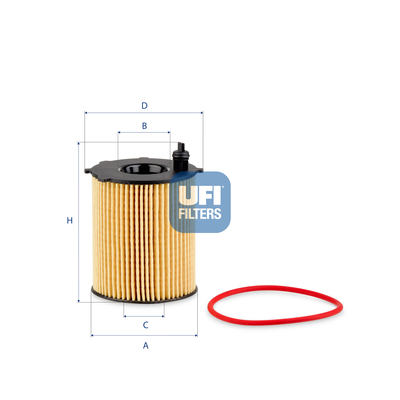 Ufi 25.187.00 Ufi Ölfilter