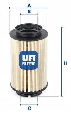 Ufi 26.014.00 Ufi Kraftstofffilter