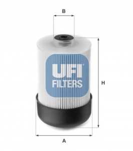 Ufi 26.114.00 Ufi Kraftstofffilter