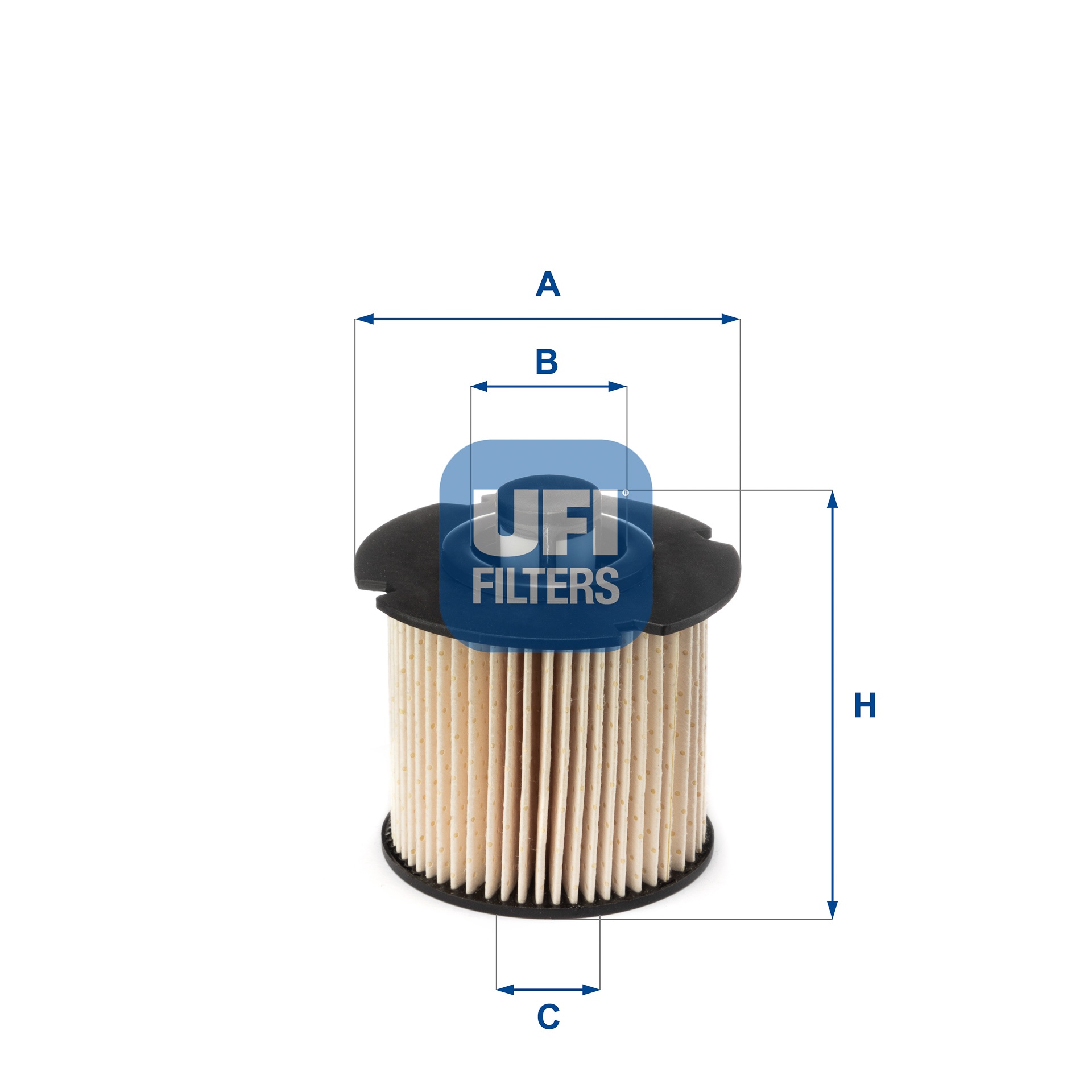 Ufi 26.104.00 Ufi Kraftstofffilter