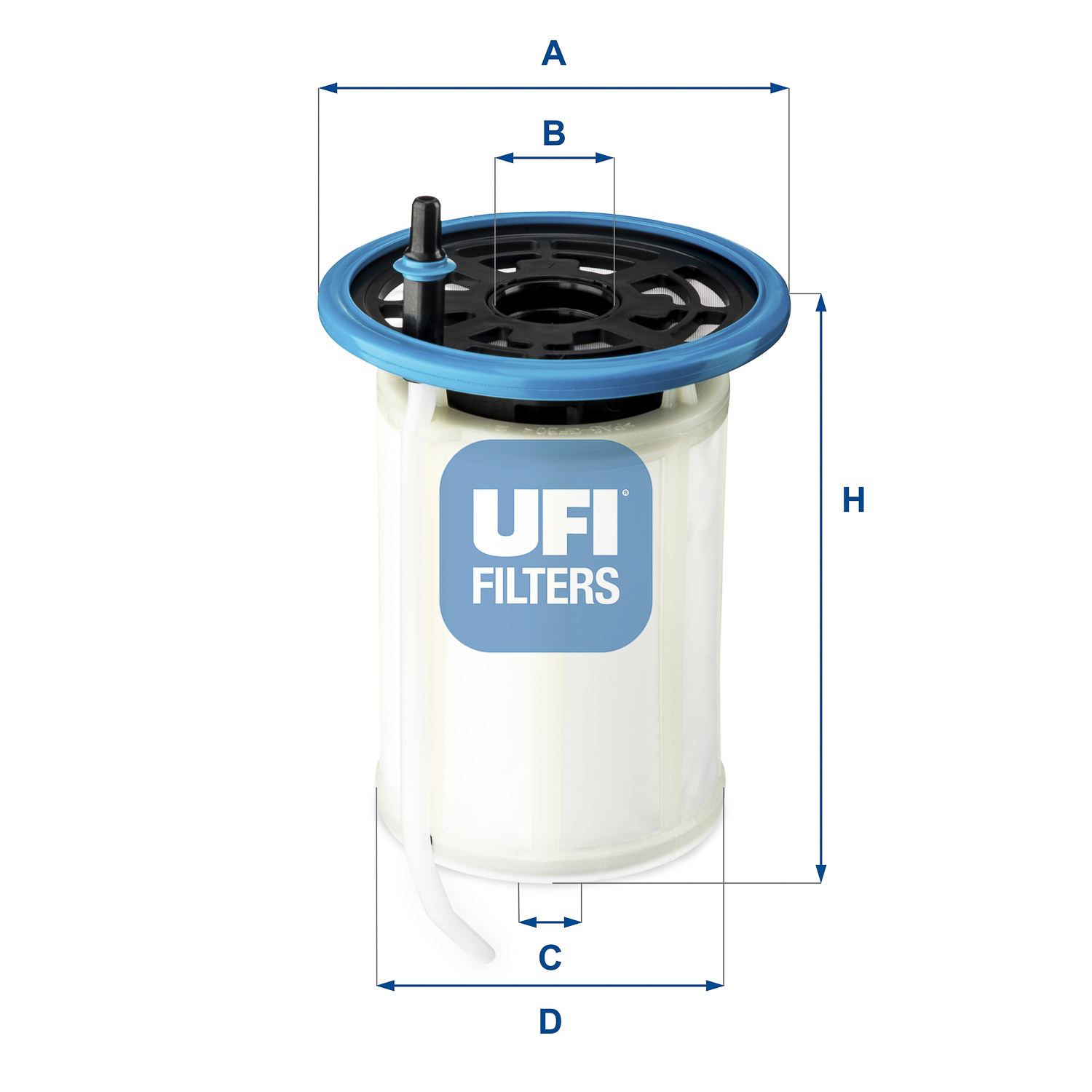 Ufi 26.h2o.00 Ufi Kraftstofffilter