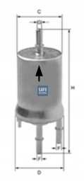 Ufi 31.832.00 Ufi Kraftstofffilter