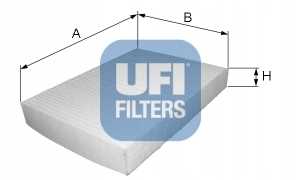 Ufi 53.157.00 Ufi Innenraumfilter