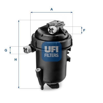 Ufi 55.144.00 Ufi Kraftstofffilter