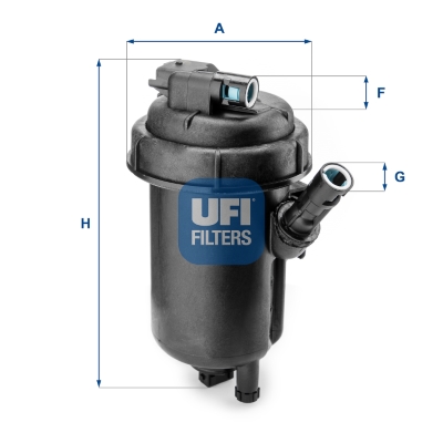 Ufi 55.152.00 Ufi Kraftstofffilter