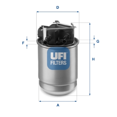 Ufi 55.517.00 Ufi Kraftstofffilter