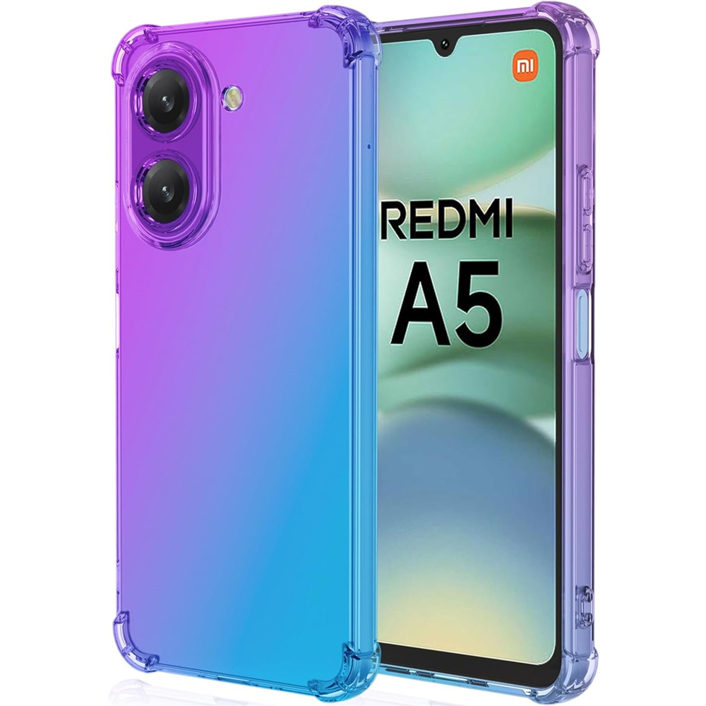 Fallfeste Schutzhülle Mit Farbverlauf Für Xiaomi Redmi A5, Lila/blau