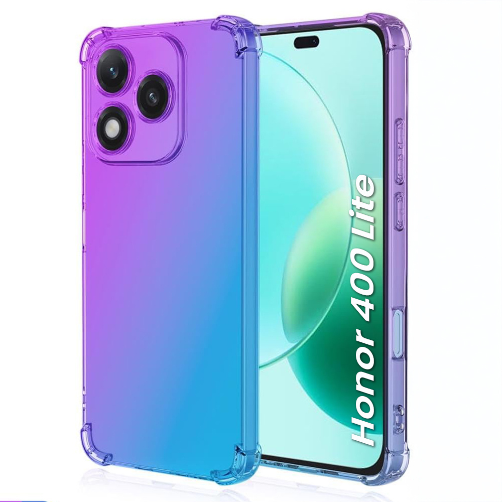 Honor 400 Lite Farbverlauf-schutzhülle, Lila/blau