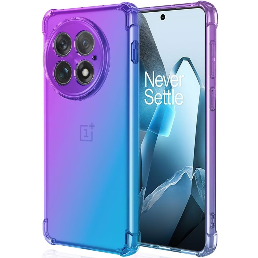 Fallfeste Schutzhülle Mit Farbverlauf Für Oneplus 13, Lila/blau