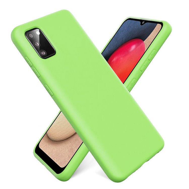 Schutzhülle Für Samsung Galaxy A02s, Silikon Lite, Hellgrün