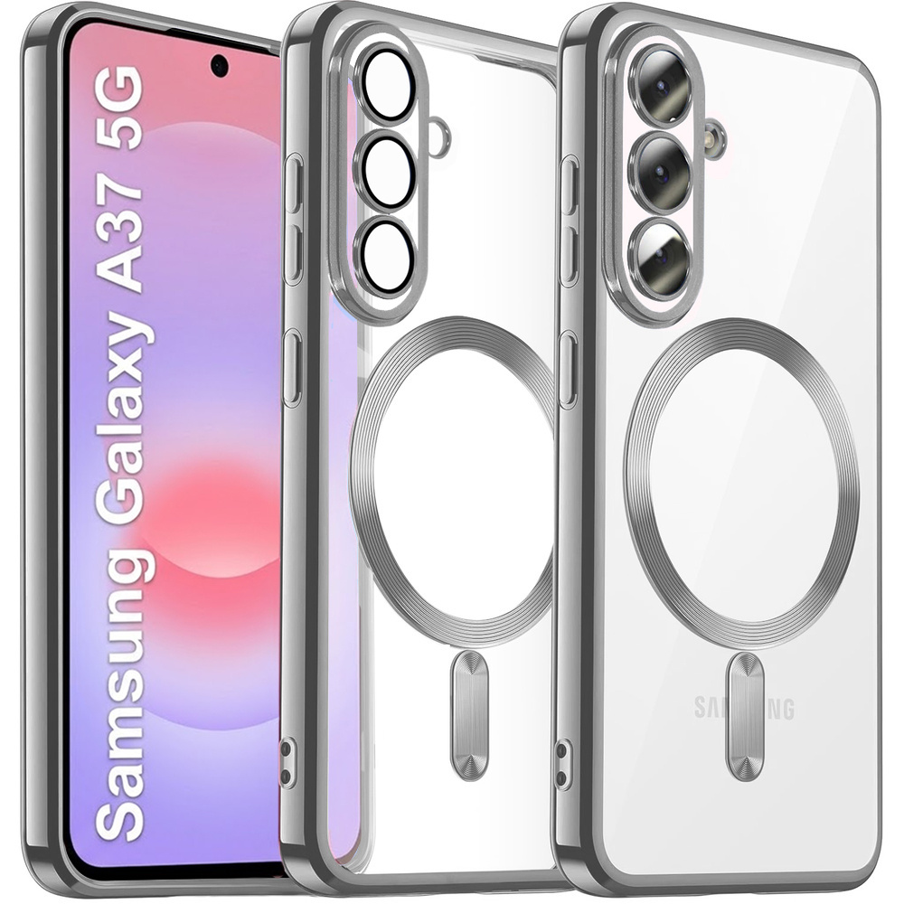 Schutzhülle Für Samsung Galaxy A37 5g, Electro Magsafe, Silber