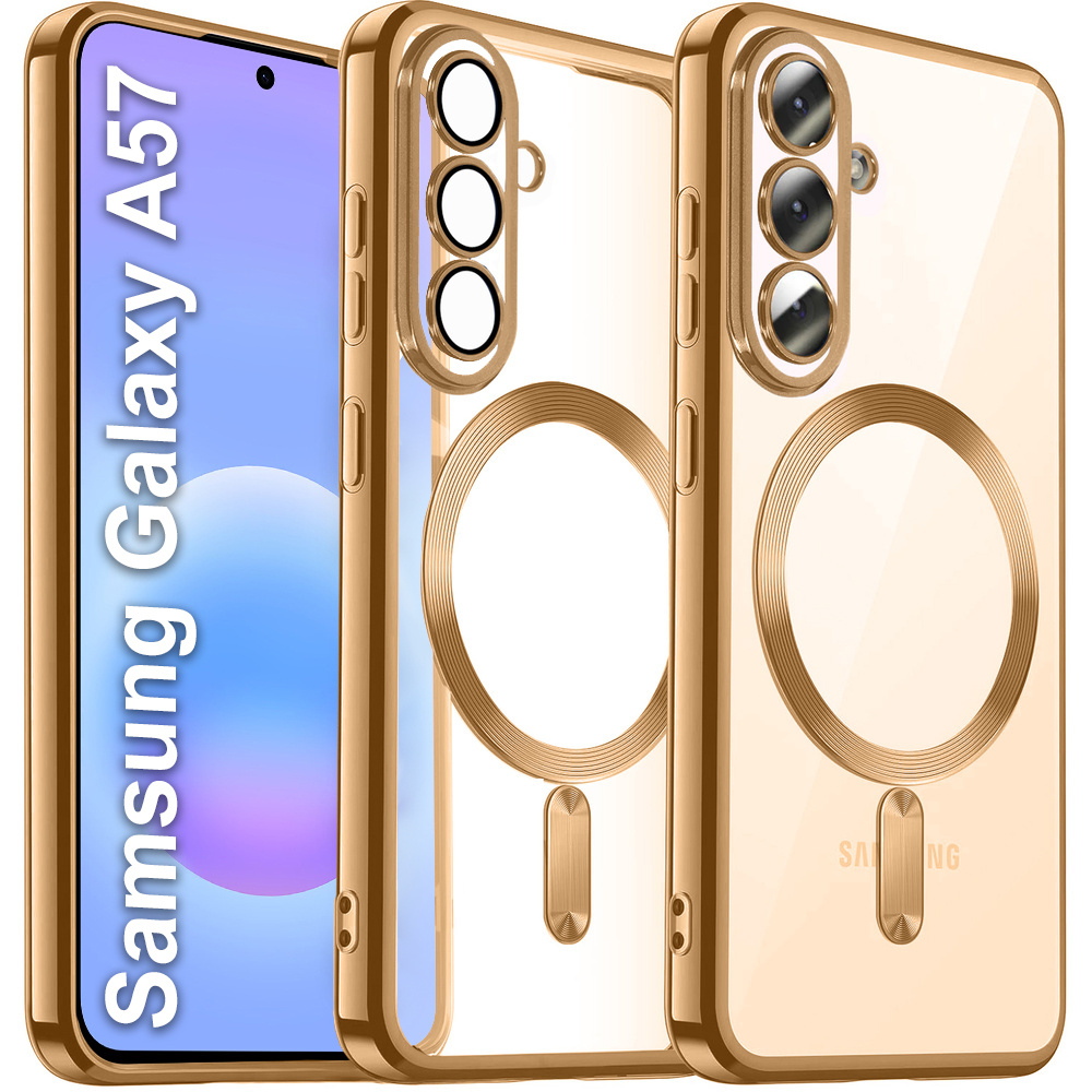 Schutzhülle Für Samsung Galaxy A57 5g, Electro Magsafe, Gold