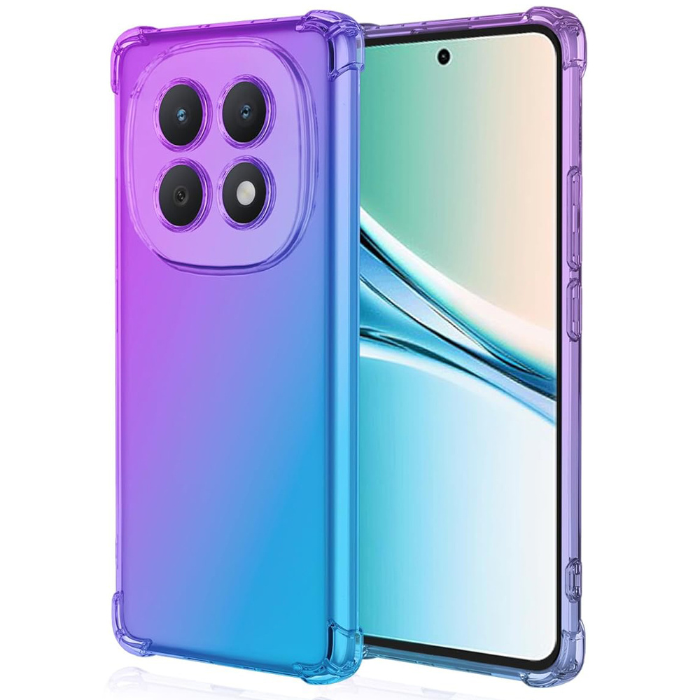 Fallfeste Schutzhülle Mit Farbverlauf Für Xiaomi Redmi Note 15 5g / Poco M8 5g, Lila / Blau