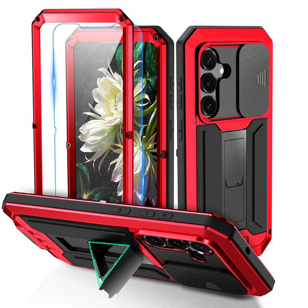 Schutzhülle Mit Panzerung Für Samsung Galaxy S26, R-just, Rot