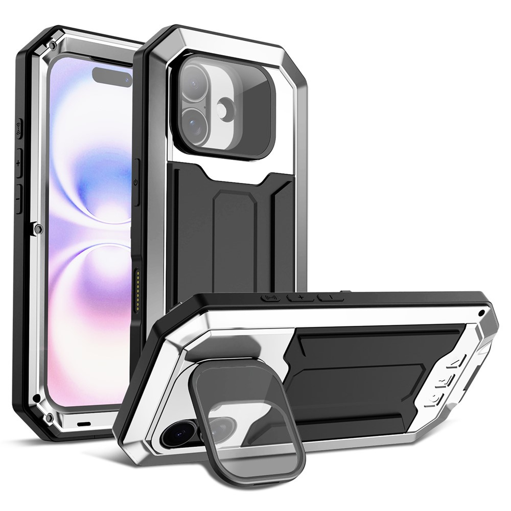 Gepanzerte Schutzhülle Für Iphone 17, R-just, Silber
