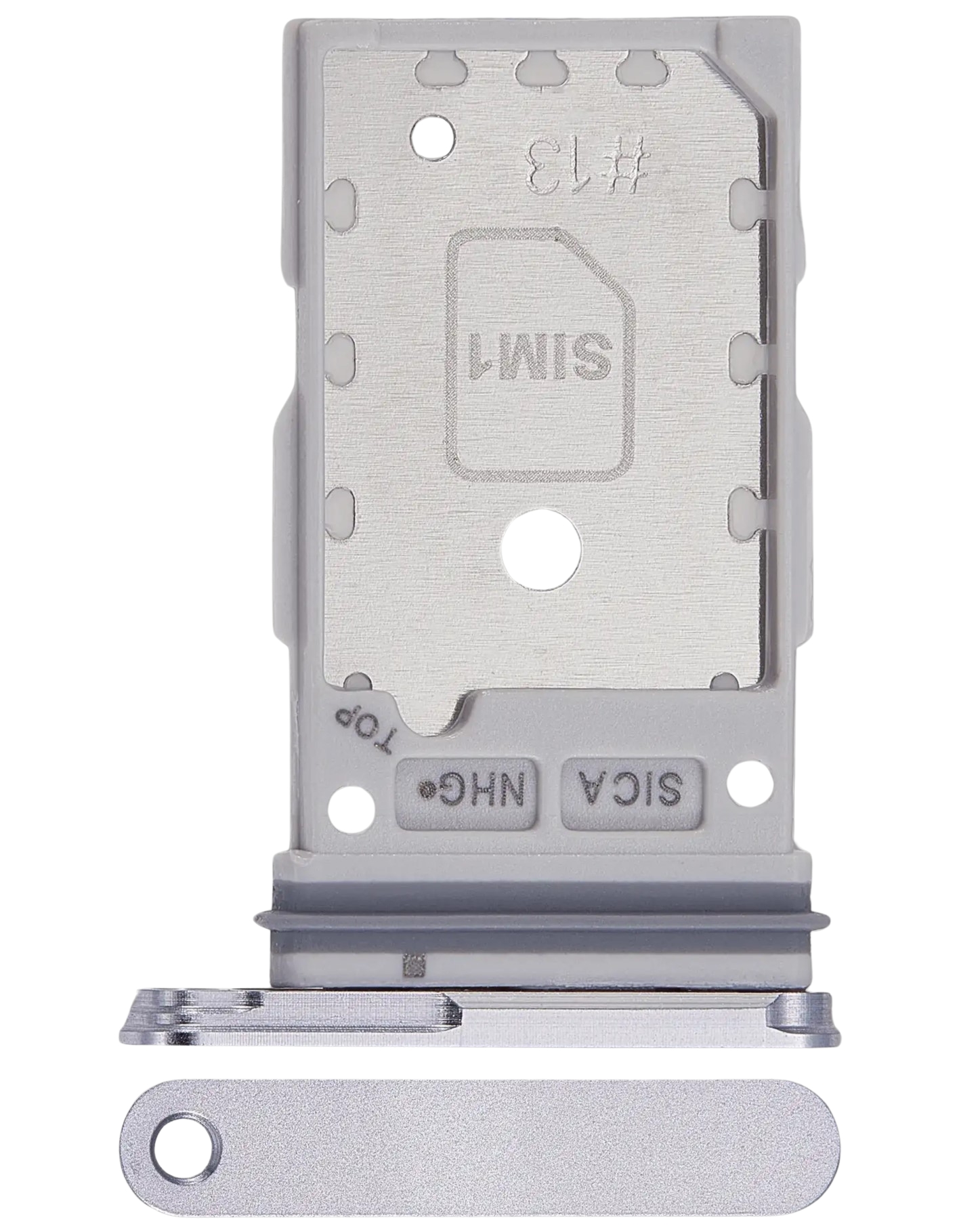 Samsung Galaxy S25 S25+ Plus Sim-kartenfach, Silber