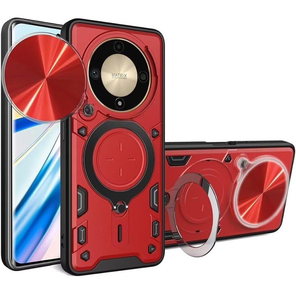 Gepanzertes Gehäuse Für Honor Magic 6 Lite 5g, Camshield Slide, Rot