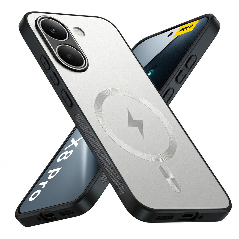 Schutzhülle Für Xiaomi Poco X8 Pro, Mit Magsafe, Silber