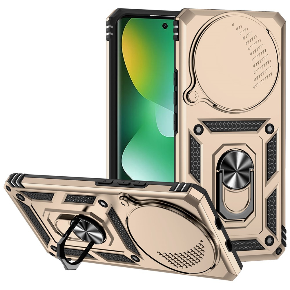 Schutzhülle Mit Schutzfunktion Für Xiaomi Redmi Note 15 4g, Camshield Slide, Gold