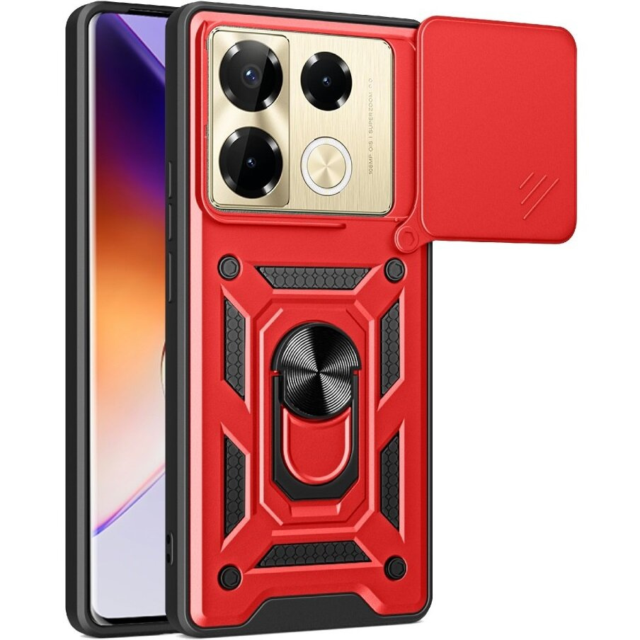 Infinix Note 40 Pro Schutzhülle, Camshield Slide, Rot