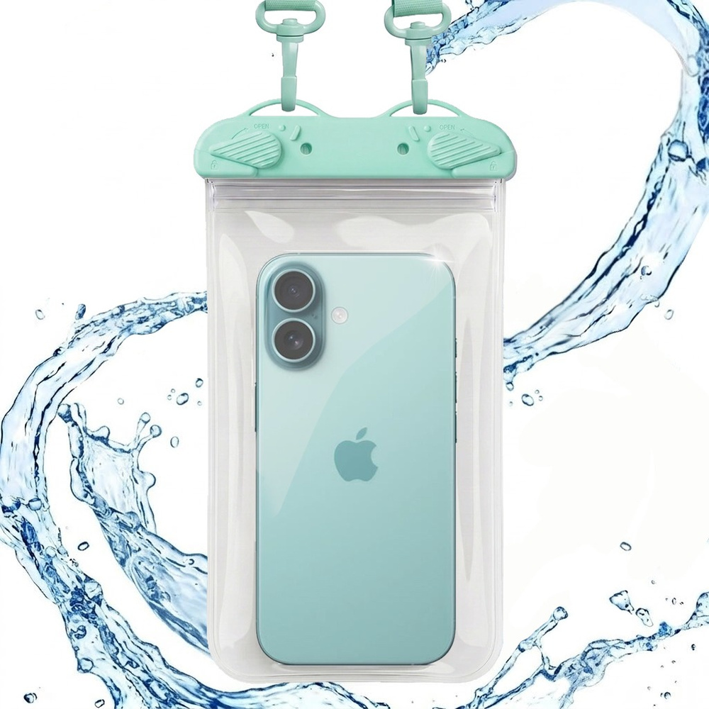 Ipx8 Wasserdichte Handyhülle, Universal, Regenbogen, Grün