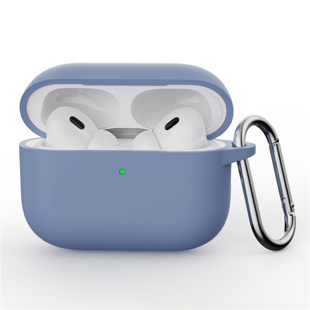 Silikonhülle Für Airpods Pro 3 Mit Karabinerhaken, Lavendel