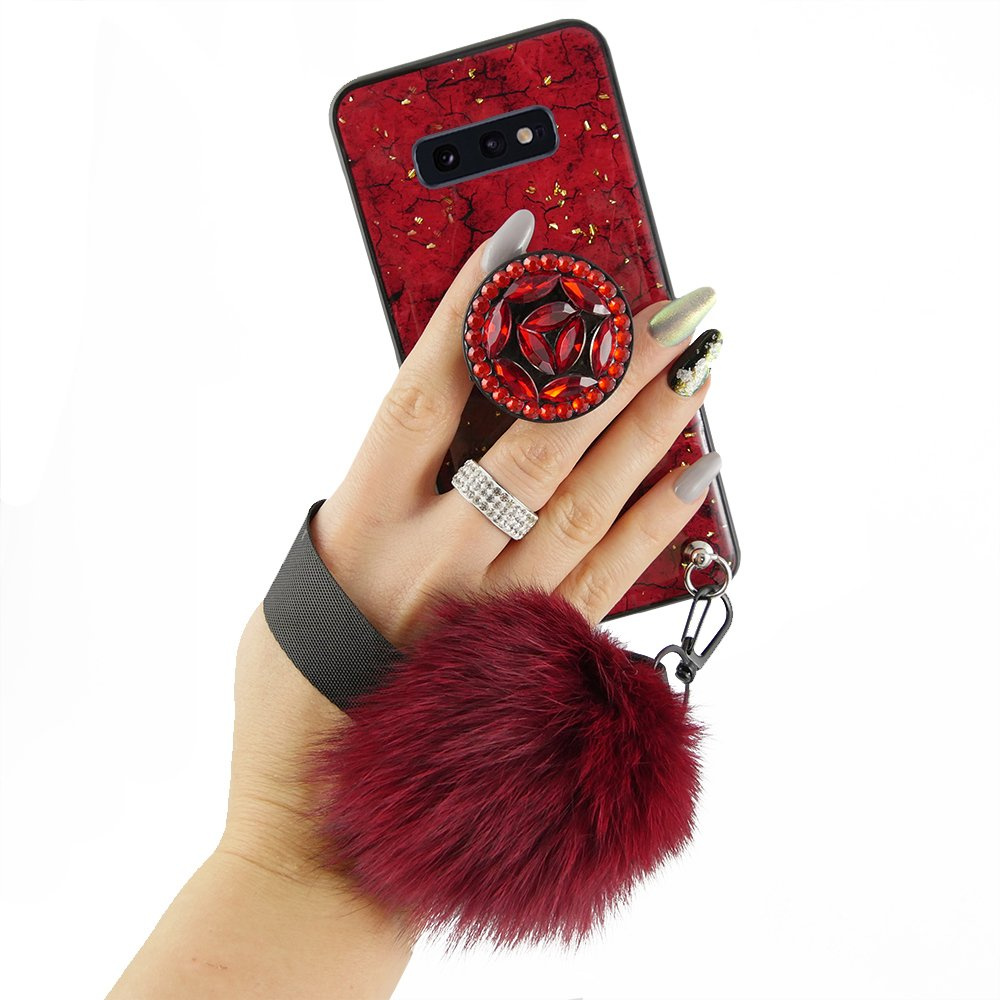 Epoxid-gold-hülle Für Samsung Galaxy S10e – Rot